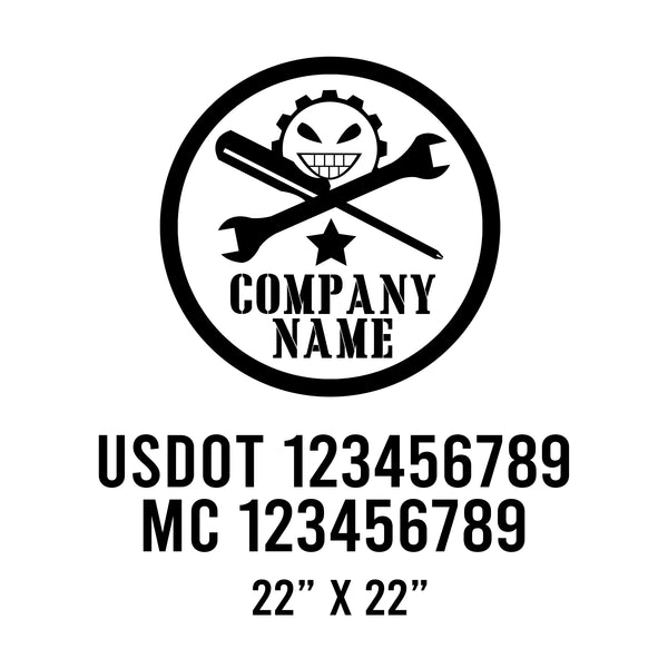 Mechanic USDOT Decals