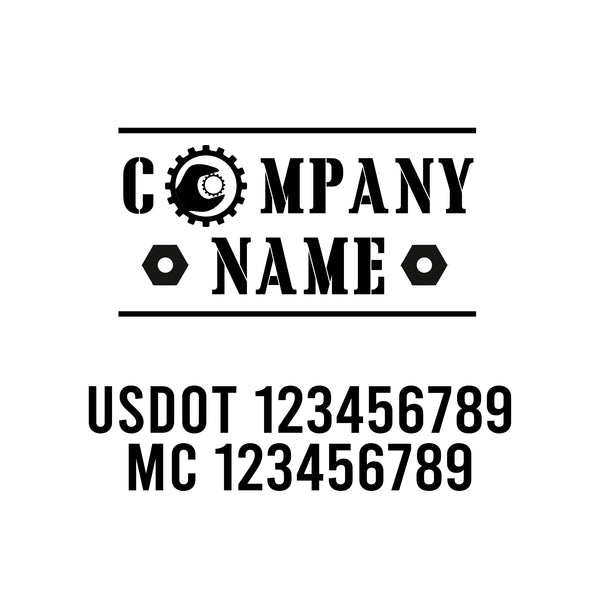Mechanic USDOT Decals