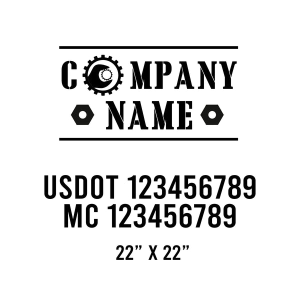 Mechanic USDOT Decals