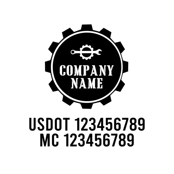 Mechanic USDOT Decals