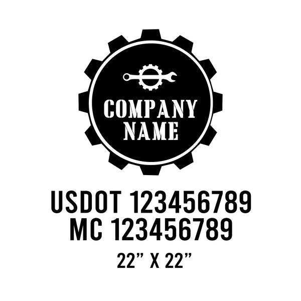 Mechanic USDOT Decals