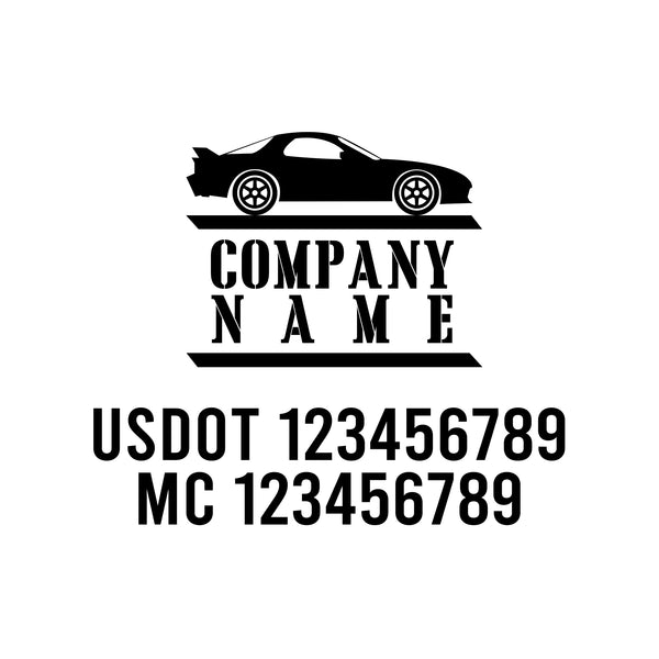 Mechanic USDOT Decals