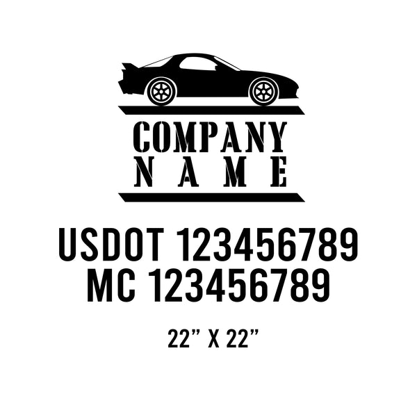 Mechanic USDOT Decals