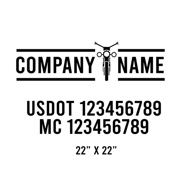 Mechanic USDOT Decals