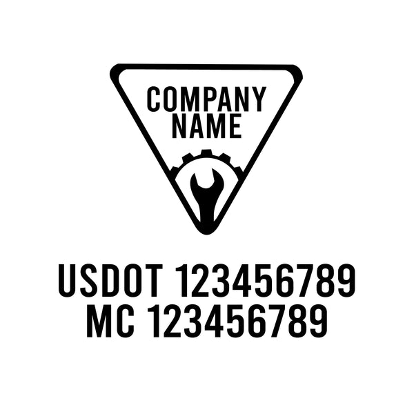 Mechanic USDOT Decals