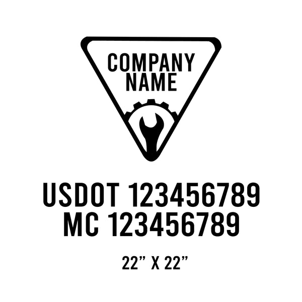 Mechanic USDOT Decals