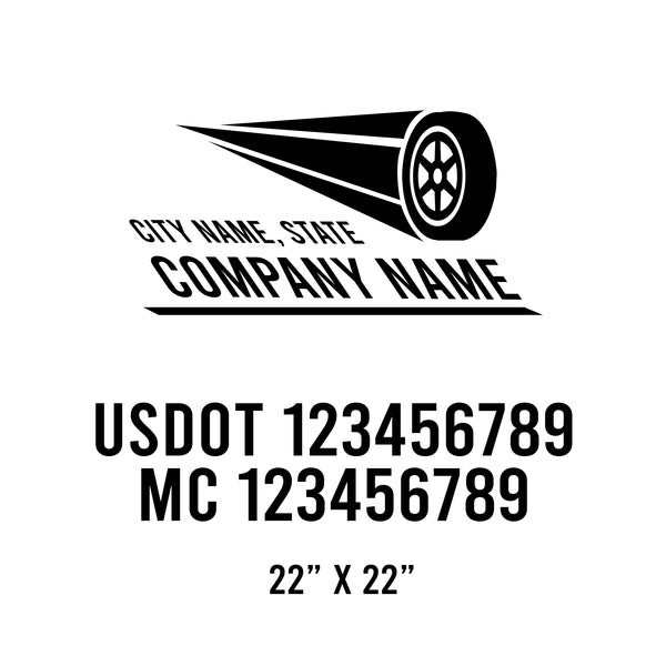 Mechanic USDOT Decals