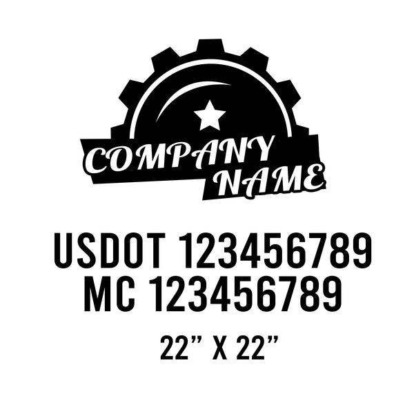 Mechanic USDOT Decals