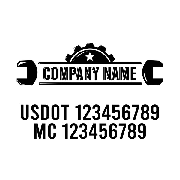 Mechanic USDOT Decals