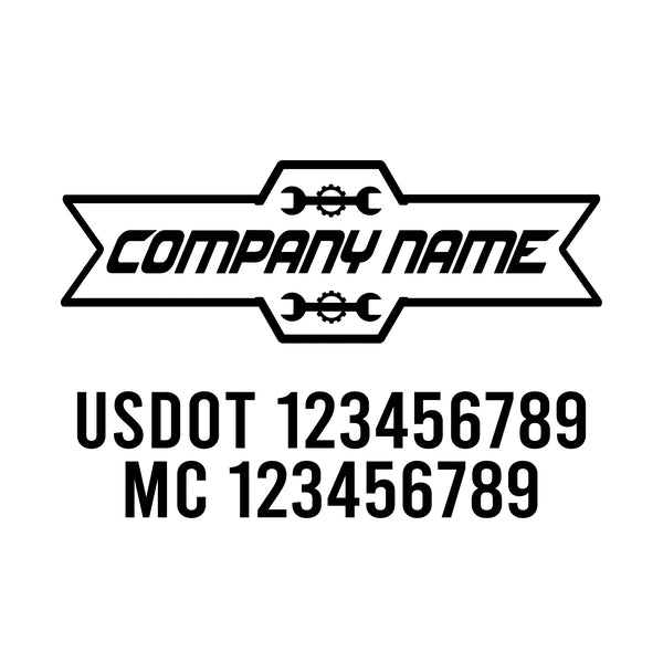 Mechanic USDOT Decals