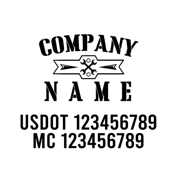 Mechanic USDOT Decals