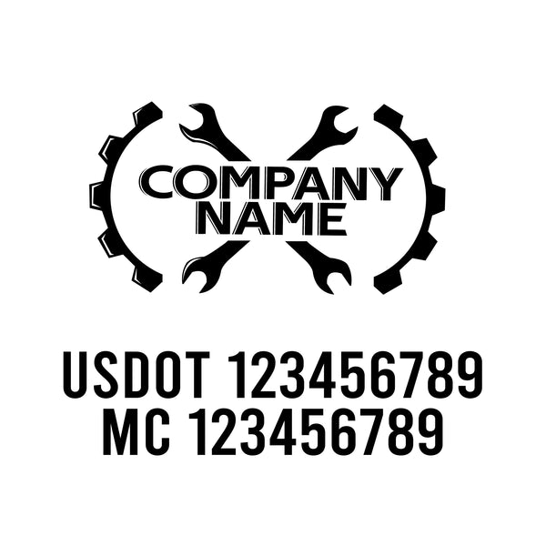 Mechanic USDOT Decals