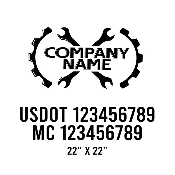 Mechanic USDOT Decals