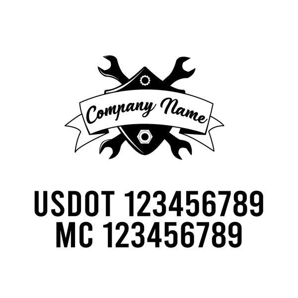 Mechanic USDOT Decals