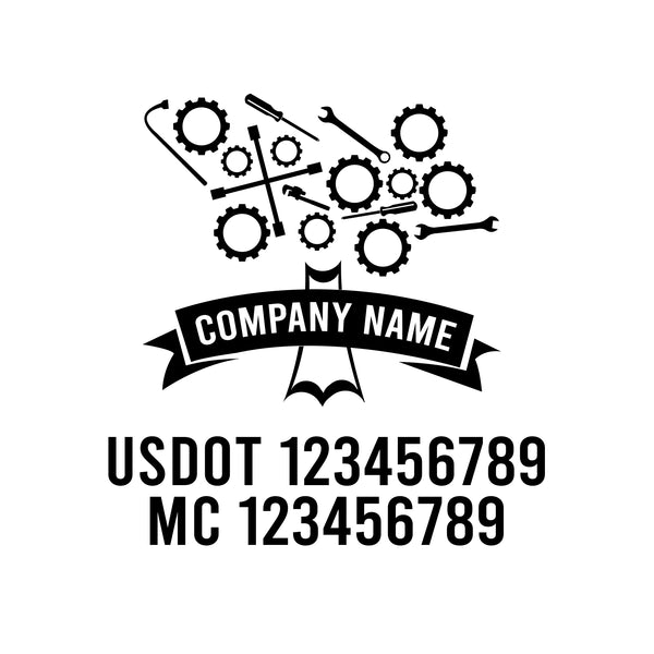 Mechanic USDOT Decals