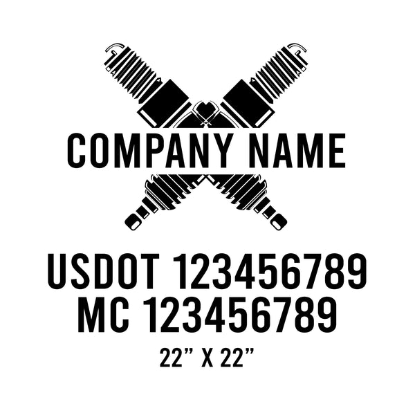 Mechanic USDOT Decals