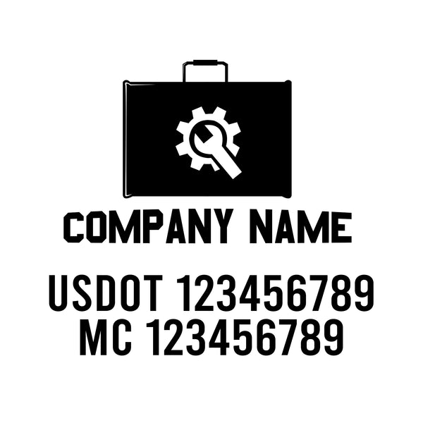 Mechanic USDOT Decals
