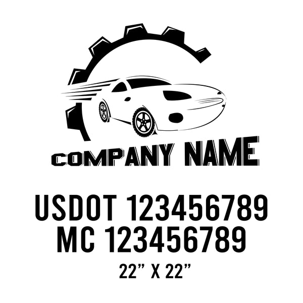 Mechanic USDOT Decals