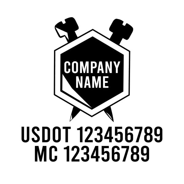 Mechanic USDOT Decals