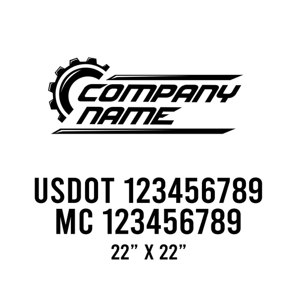 Mechanic USDOT Decals