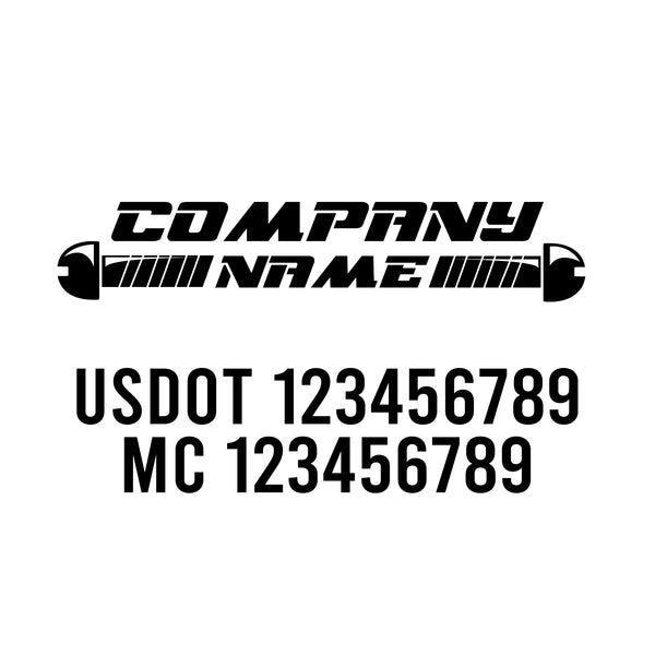 Mechanic USDOT Decals