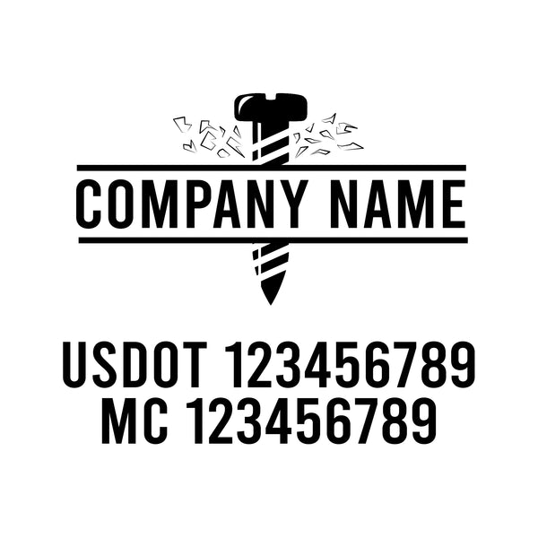 Mechanic USDOT Decals