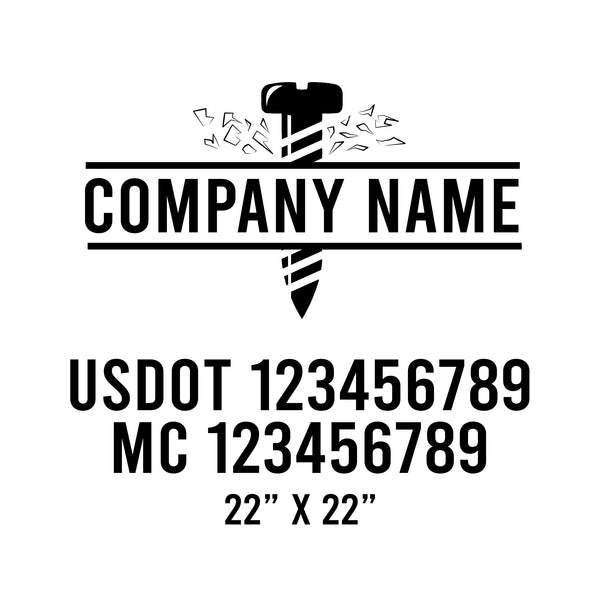 Mechanic USDOT Decals