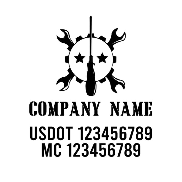 Mechanic USDOT Decals