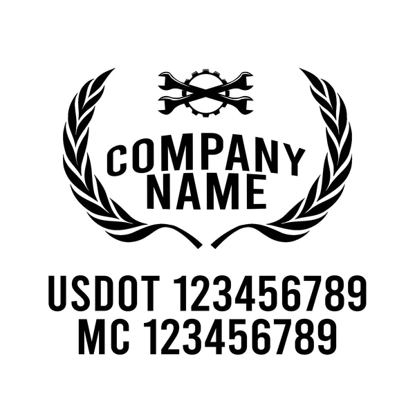 Mechanic USDOT Decals