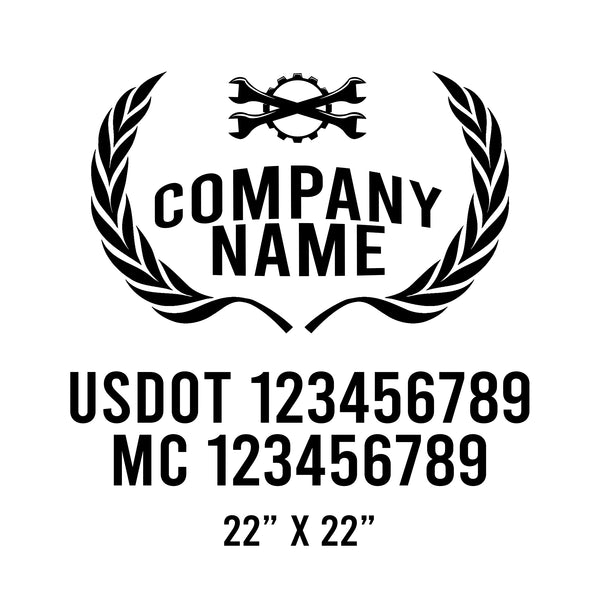 Mechanic USDOT Decals