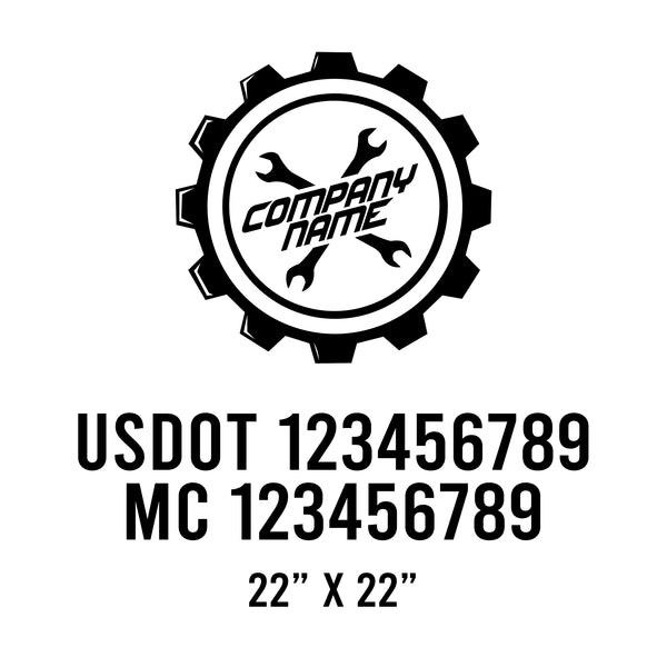 Mechanic USDOT Decals