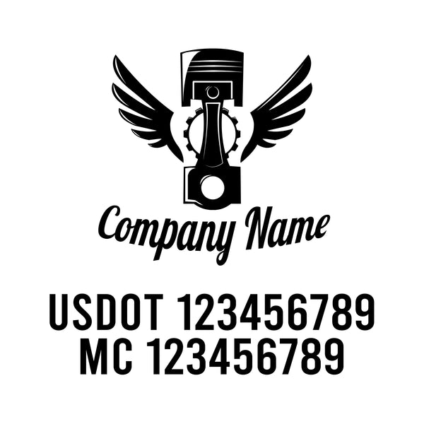 Mechanic USDOT Decals