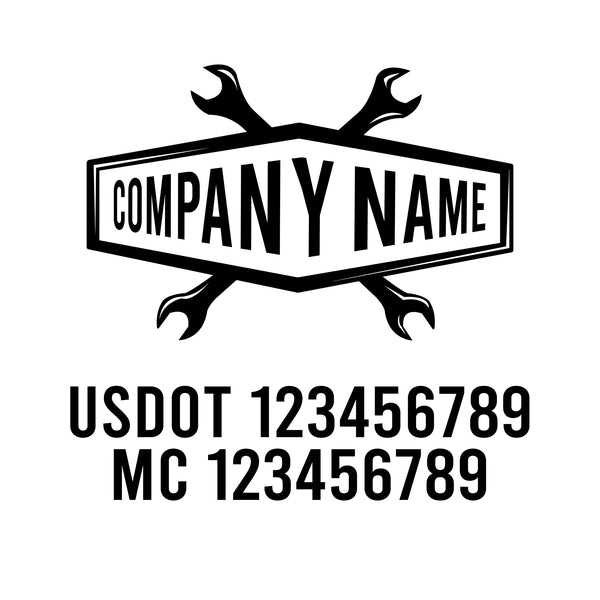 Mechanic USDOT Decals