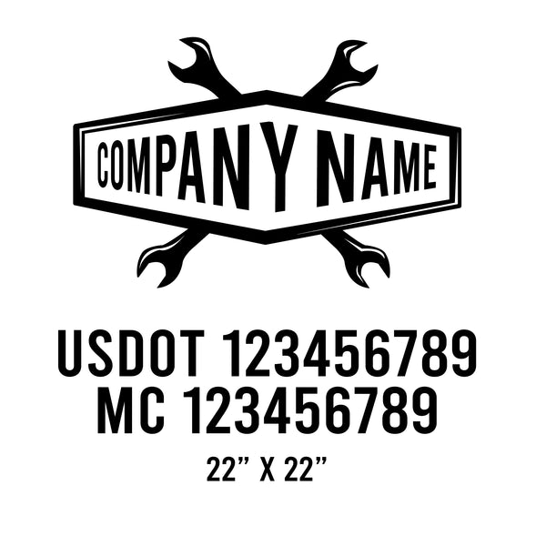 Mechanic USDOT Decals