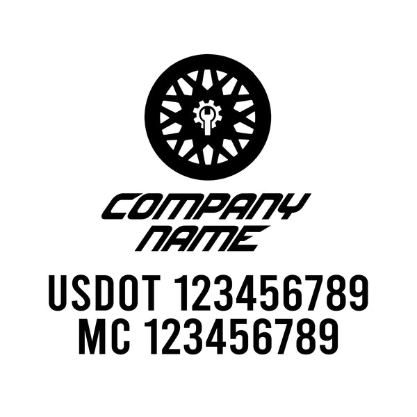 Mechanic USDOT Decals