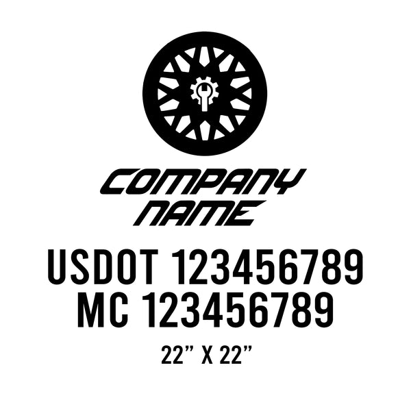 Mechanic USDOT Decals