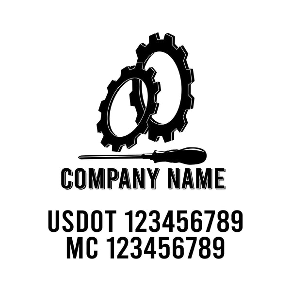 Mechanic USDOT Decals