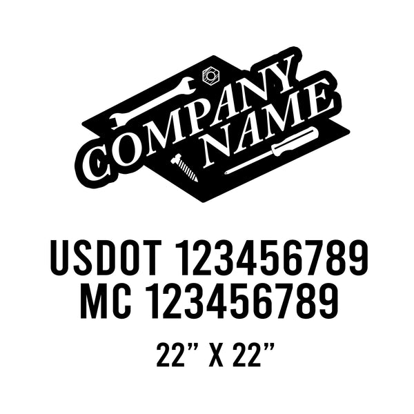 Mechanic USDOT Decals