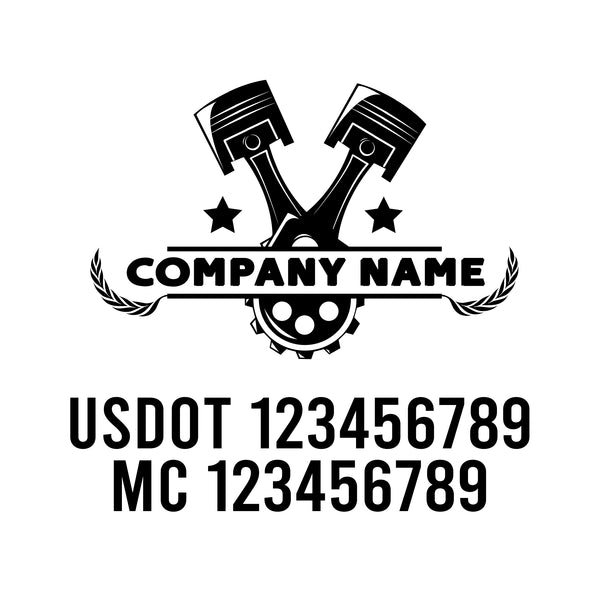 Mechanic USDOT Decals