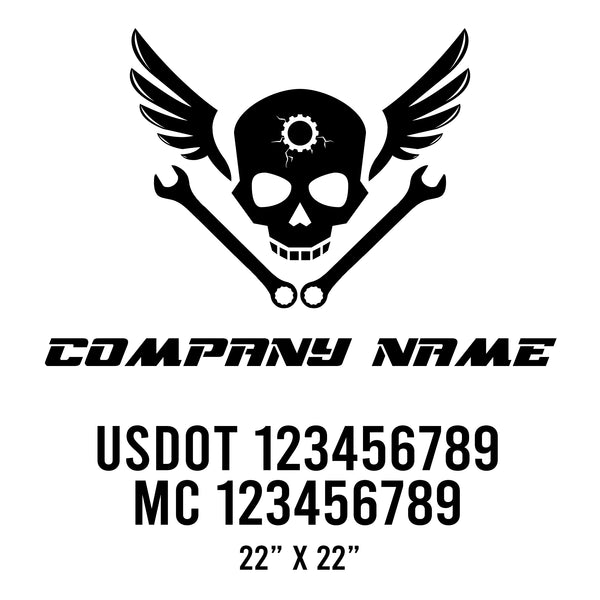 Mechanic USDOT Decals