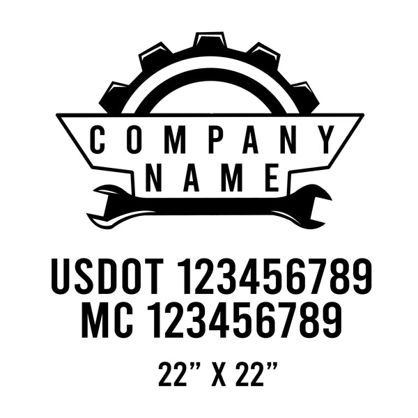 Mechanic USDOT Decals