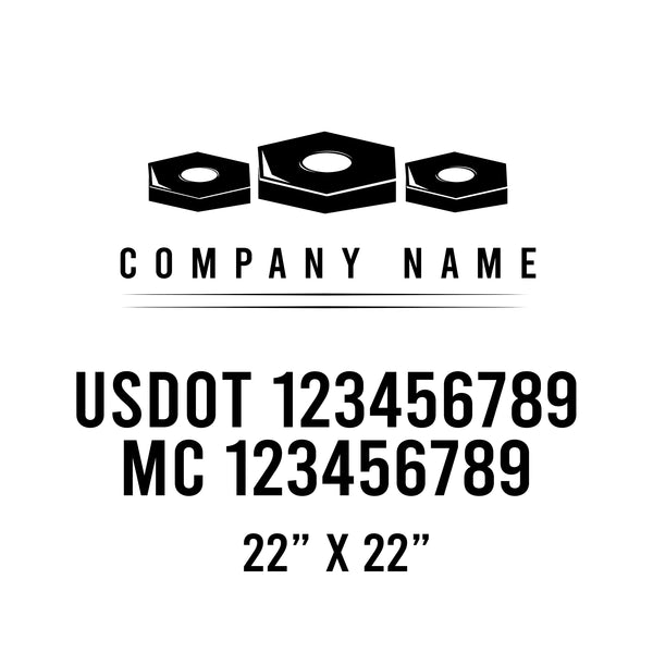 Mechanic USDOT Decals