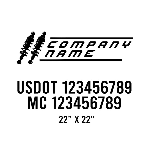 Mechanic USDOT Decals