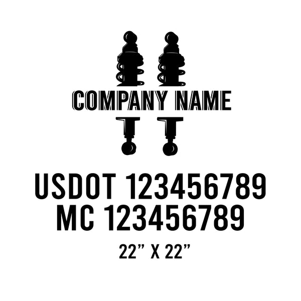 Mechanic USDOT Decals