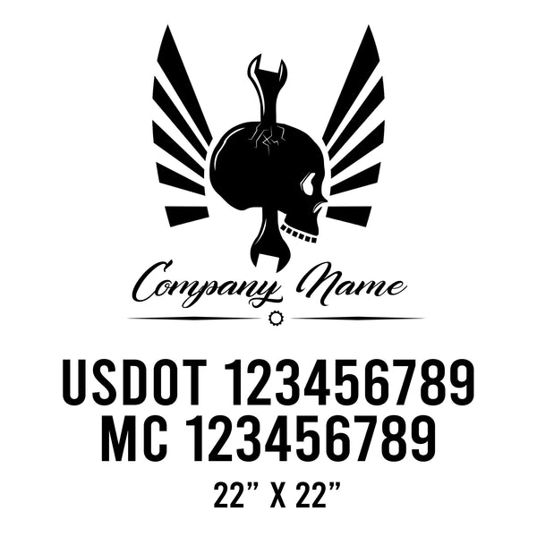 Mechanic USDOT Decals