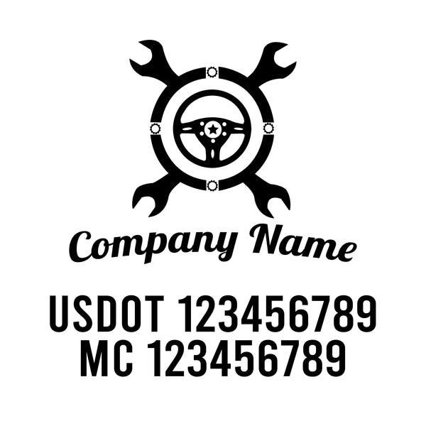 Mechanic USDOT Decals