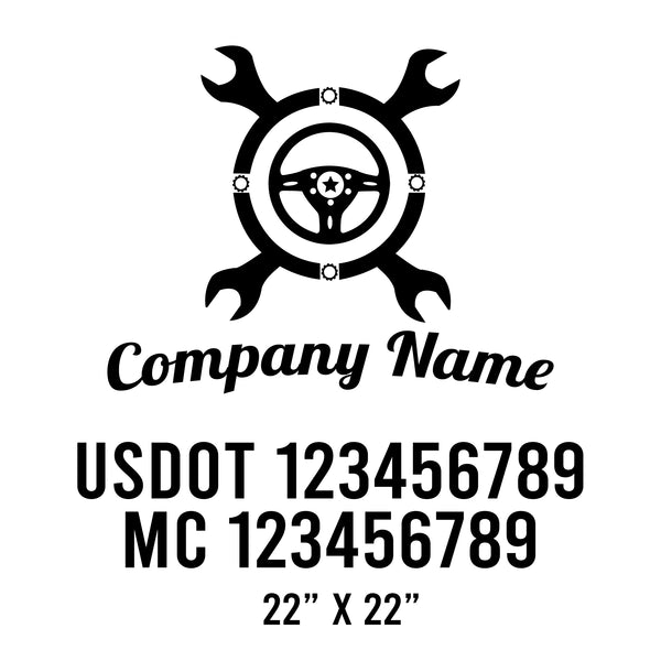 Mechanic USDOT Decals