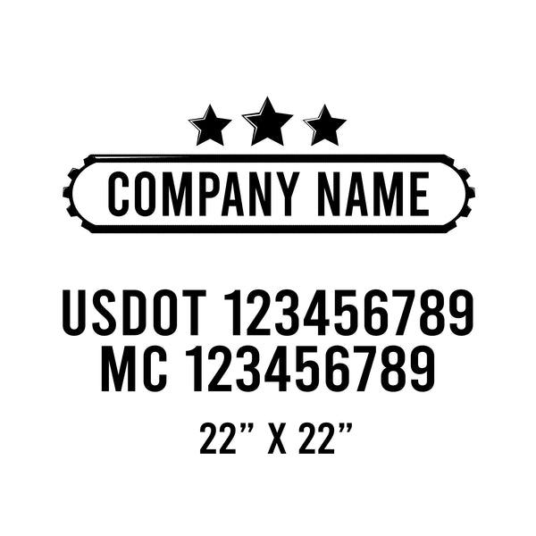 Mechanic USDOT Decals