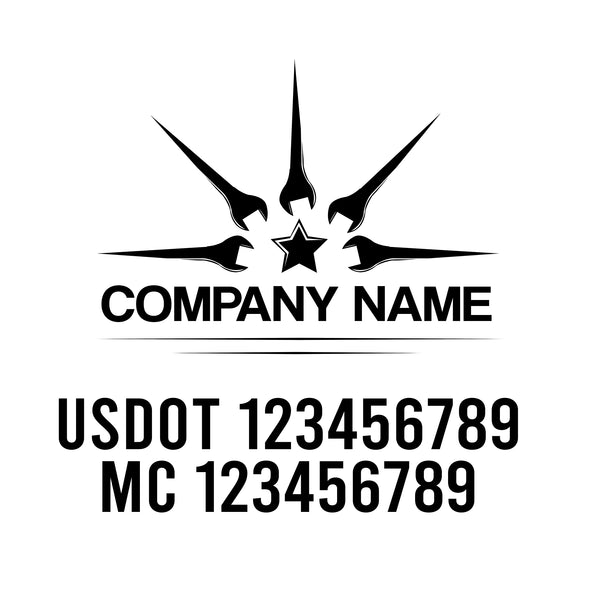 Mechanic USDOT Decals