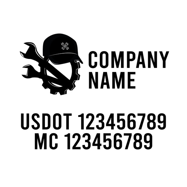 Mechanic USDOT Decals